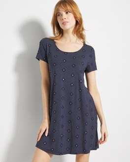 Scoop-Neck Short-Sleeve Sleepshirt | SOMA