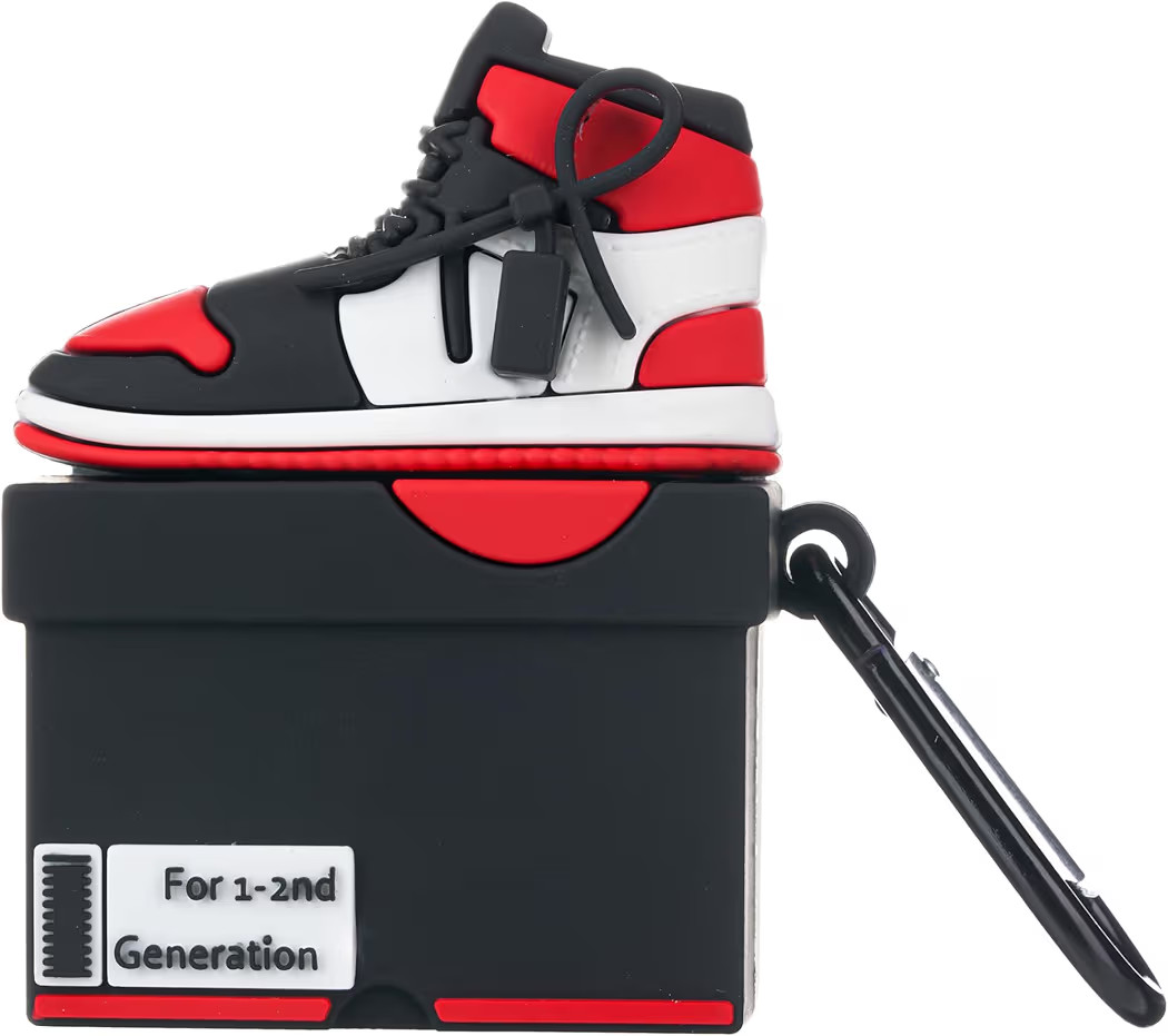 Awesometik Airpods 2nd Generation Shoes Case Cover with Keychain, Cute 3D Shoes Box Case Compatib... | Amazon (US)