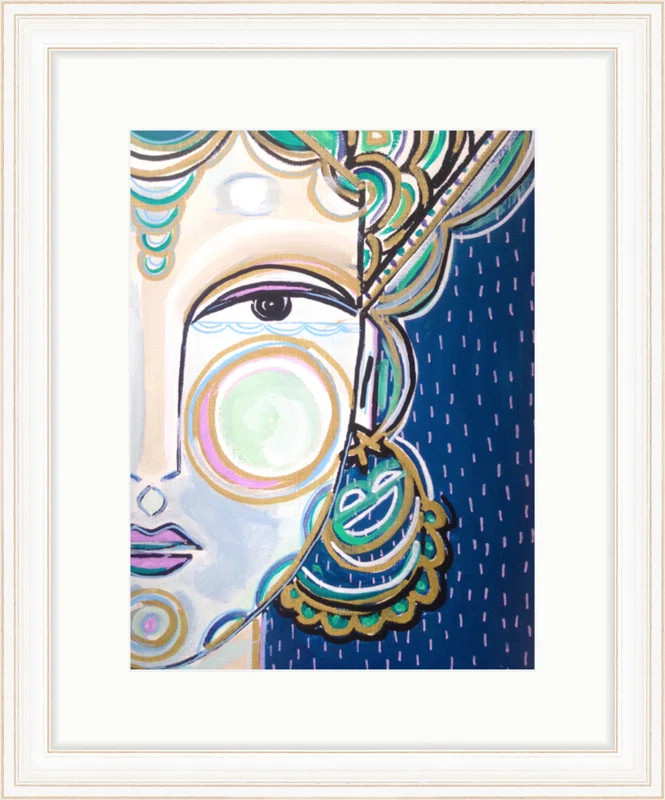 'Kalapi' Framed Acrylic Painting Print | Wayfair North America