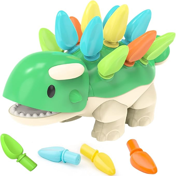 Toddler Montessori Toys Learning Activities Educational Dinosaur,Birthday Gifts for Baby Boys Gir... | Amazon (US)