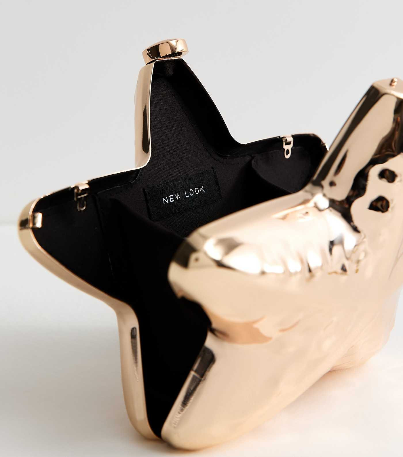 Gold Tone Starfish Box Clutch | New Look | New Look (UK)