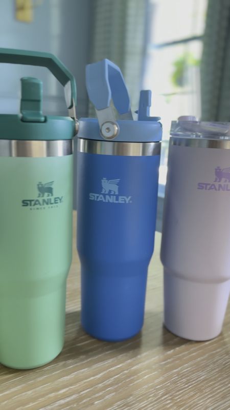 A rainbow of colors! The Ice Flow Flip Straw in 30oz in Citron, Jade, and Azure. Great for travel or makes a great Father’s Day gift

And a 30 ounce Flowstate in Orchid, ideal to hydrate while I’m home / working in my office 

@stanley #stanleypartner 

#LTKTravel #LTKSeasonal #LTKFindsUnder50
