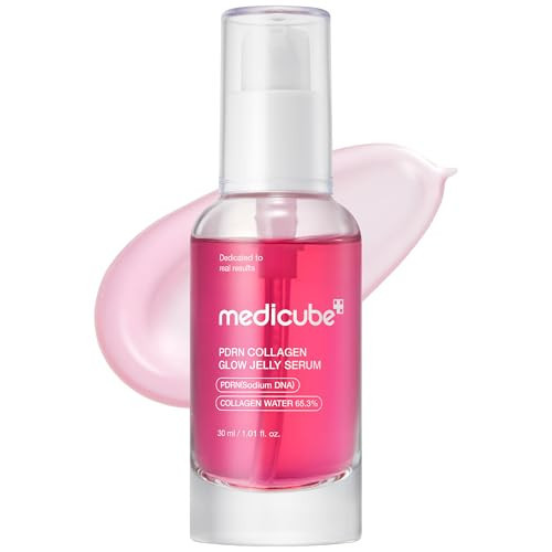 medicube PDRN Pink Collagen Glow Jelly Serum | Lightweight Water-Jelly For Plump & Supple Skin | Radiance & Elasticity Care with PDRN, Collagen, Niacinamide | Korean Skin Care 1.01 fl.oz | Amazon (US)