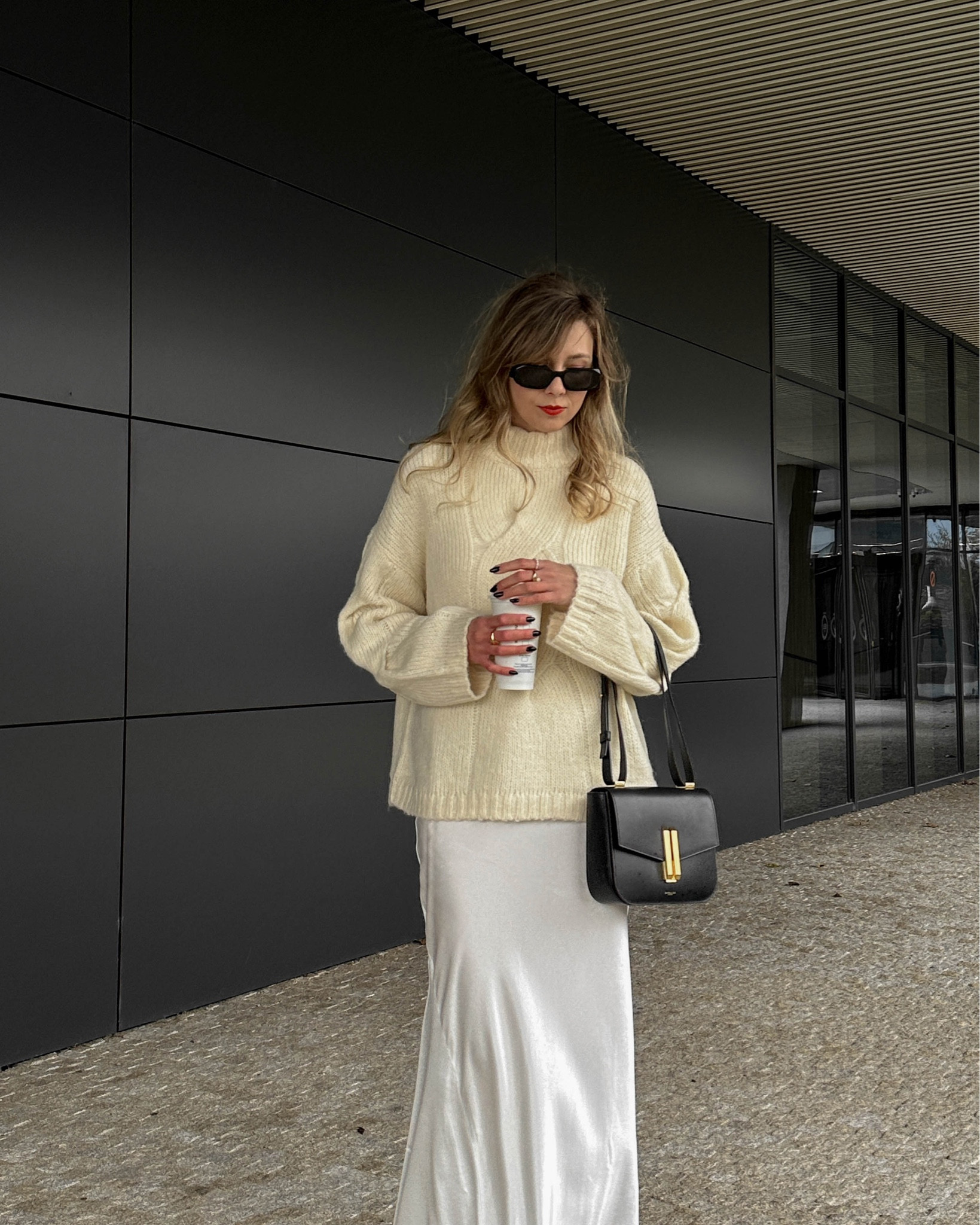 Cozy knits & silk maxi skirts ✨🤌🏼🤍

Ootd, winter outfit inspo, minimal chic style, arket jumper, leather bag, it style , neutral look, fashion style on a budget 

#LTKstyletip #LTKeurope #LTKitbag