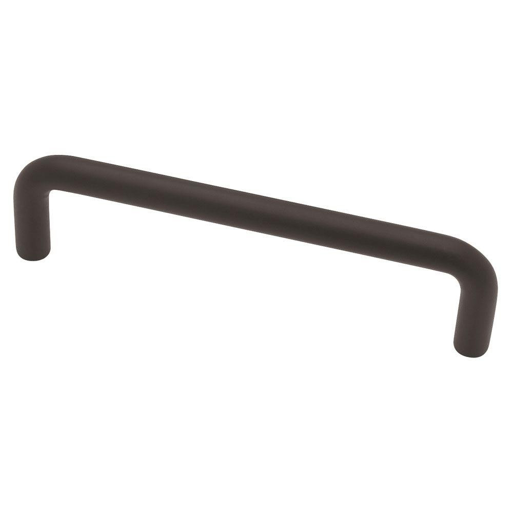 4 in. (102mm) Center-to-Center Matte Black Wire Drawer Pull | The Home Depot