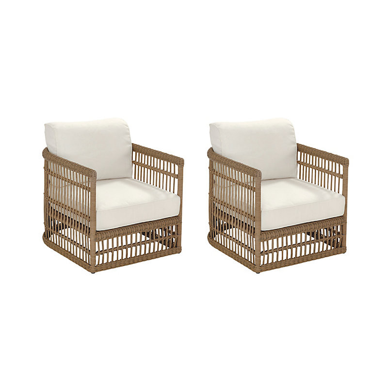 Set of 2 Suzanne Kasler Harbour Lounge Chair - Ballard Designs | Ballard Designs, Inc.