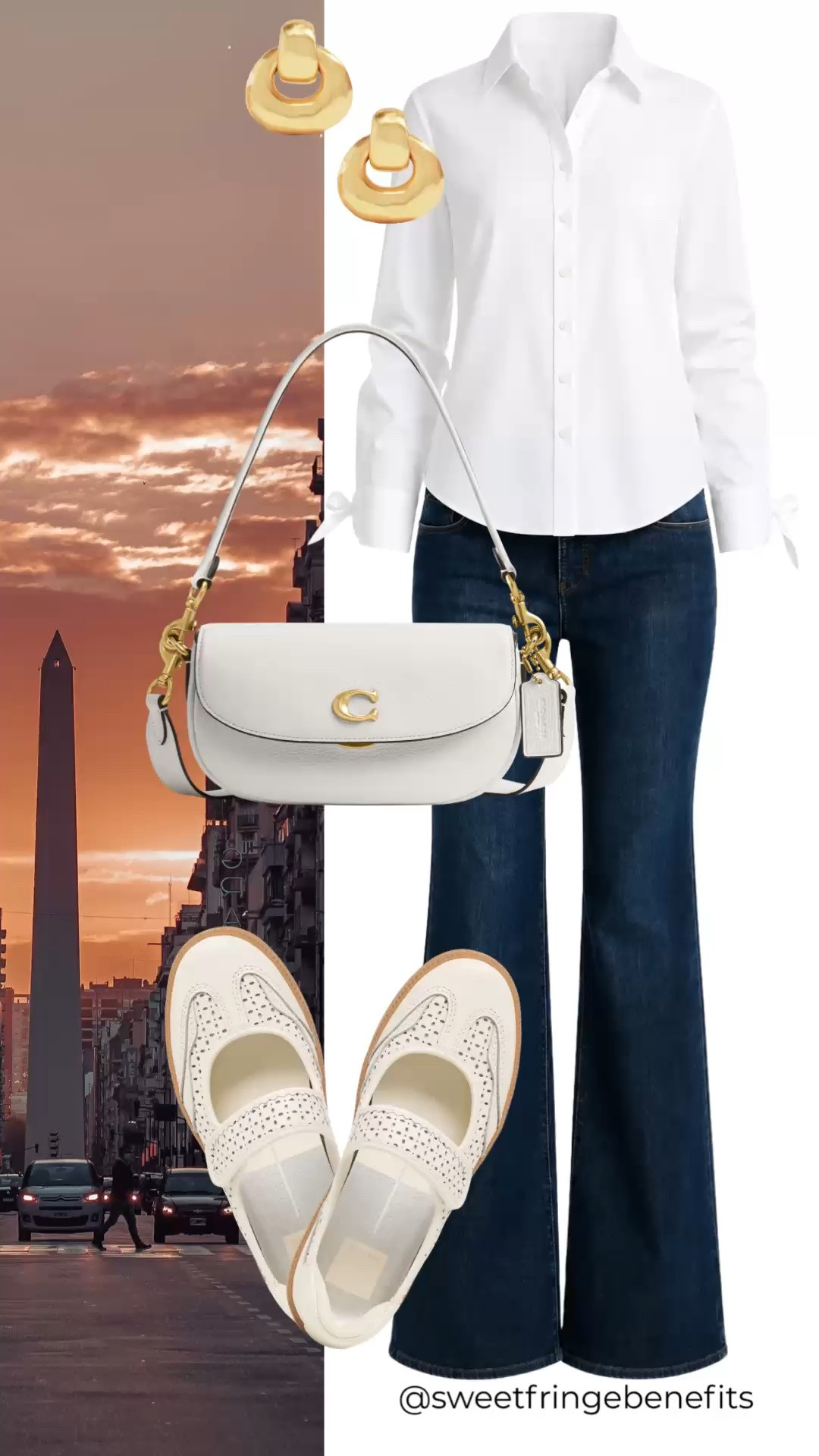 I love a classic white shirt and jeans, and this combination is always a good idea. The white button-down keeps it polished, while the jeans and comfortable shoes make it easy enough for everyday wear.

#LTKdayinmylife #LTKgrwm #LTKootd