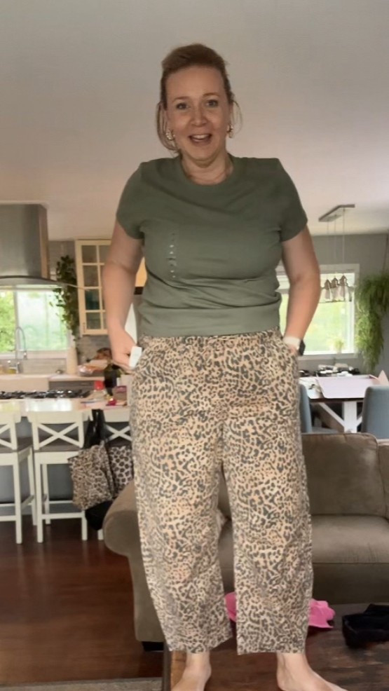 I have wanted these pants for so long! Leopard print and barrel! They are a dream come true. 

#LTKPlusSize #LTKOver40