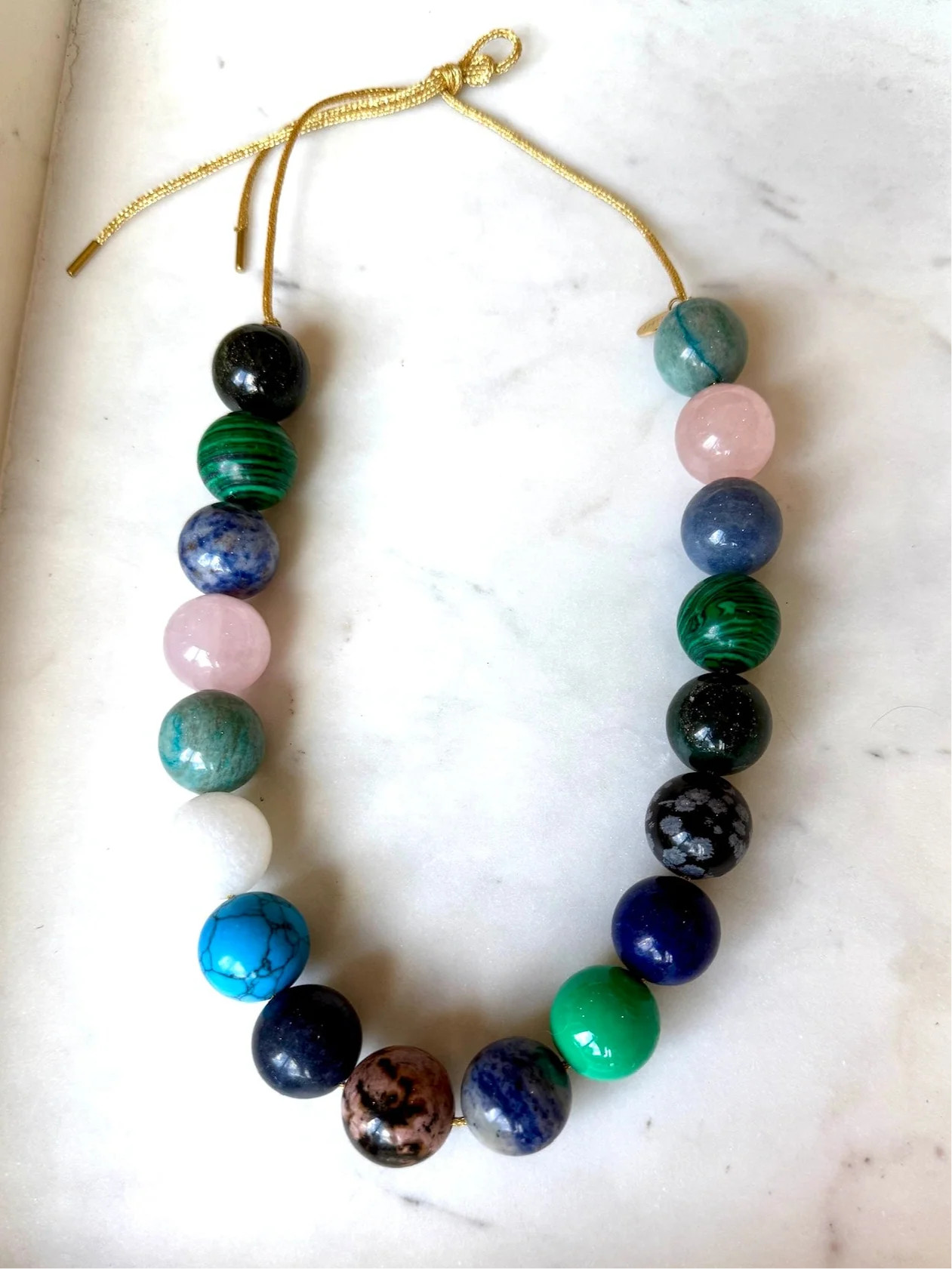 Prism Royale Bubblegum Beaded Necklaces | La Lumiere NY