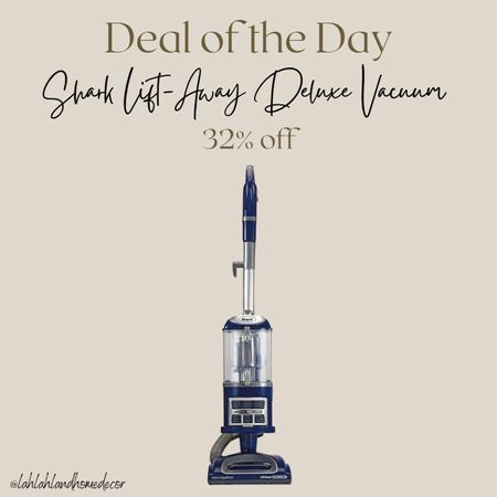 Todays Amazon Deal of the Day find is the Shark lift away upright deluxe vacuum cleaner! currently save 32% off! Special features include : bagless, portable, corded, HEPA filtration! @amazon #amazonhomefinds #springcleaning 

#LTKsalealert #LTKhome #LTKVideo