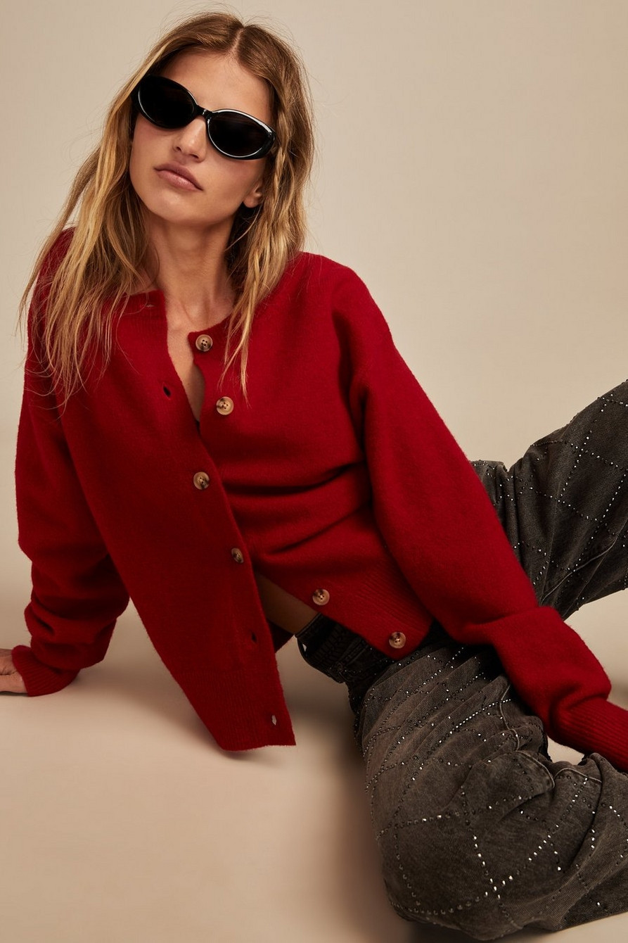 CLOUDSOFT CREW NECK CARDIGAN | Lucky Brand