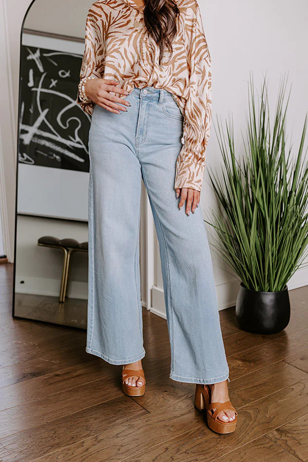 The Elliot High Waist Wide Leg Jean | Impressions Online Boutique