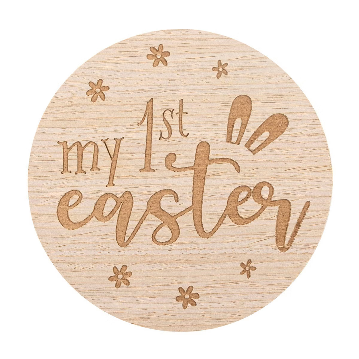 Pearhead Wooden Photo Card - Natural Wood - Baby's First Easter Gift | Target