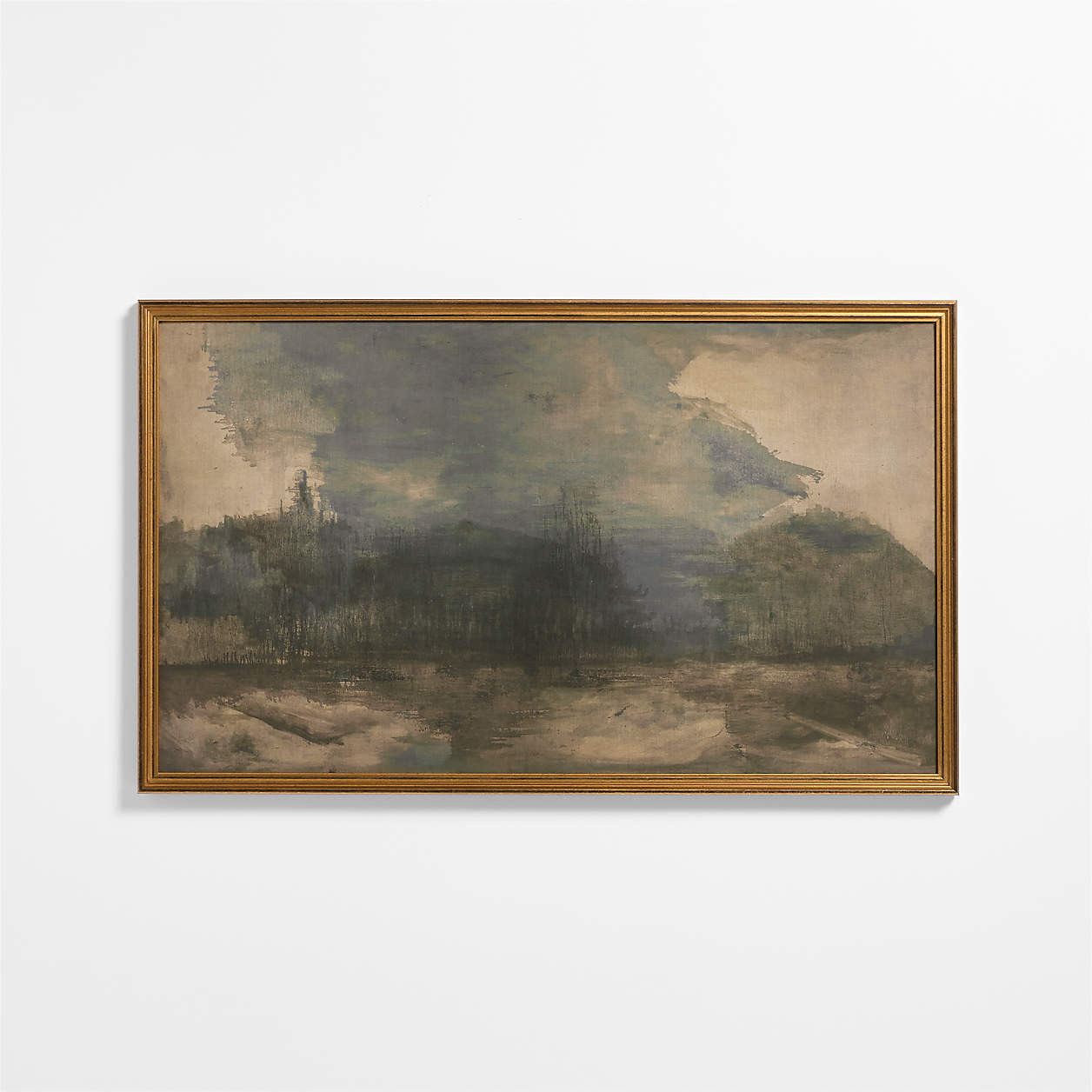 "Intermezzo" by Lillian Winkler 50"x30" Framed Wall Art Print + Reviews | Crate & Barrel | Crate & Barrel