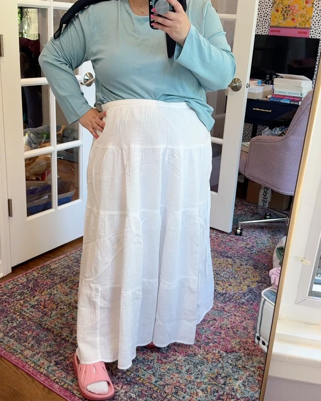 LOVING this skirt. Wearing an XXL. The dress is VERY limited. I’m wearing the 1X. 

#LTKStyleTip #LTKPlusSize #LTKSaleAlert