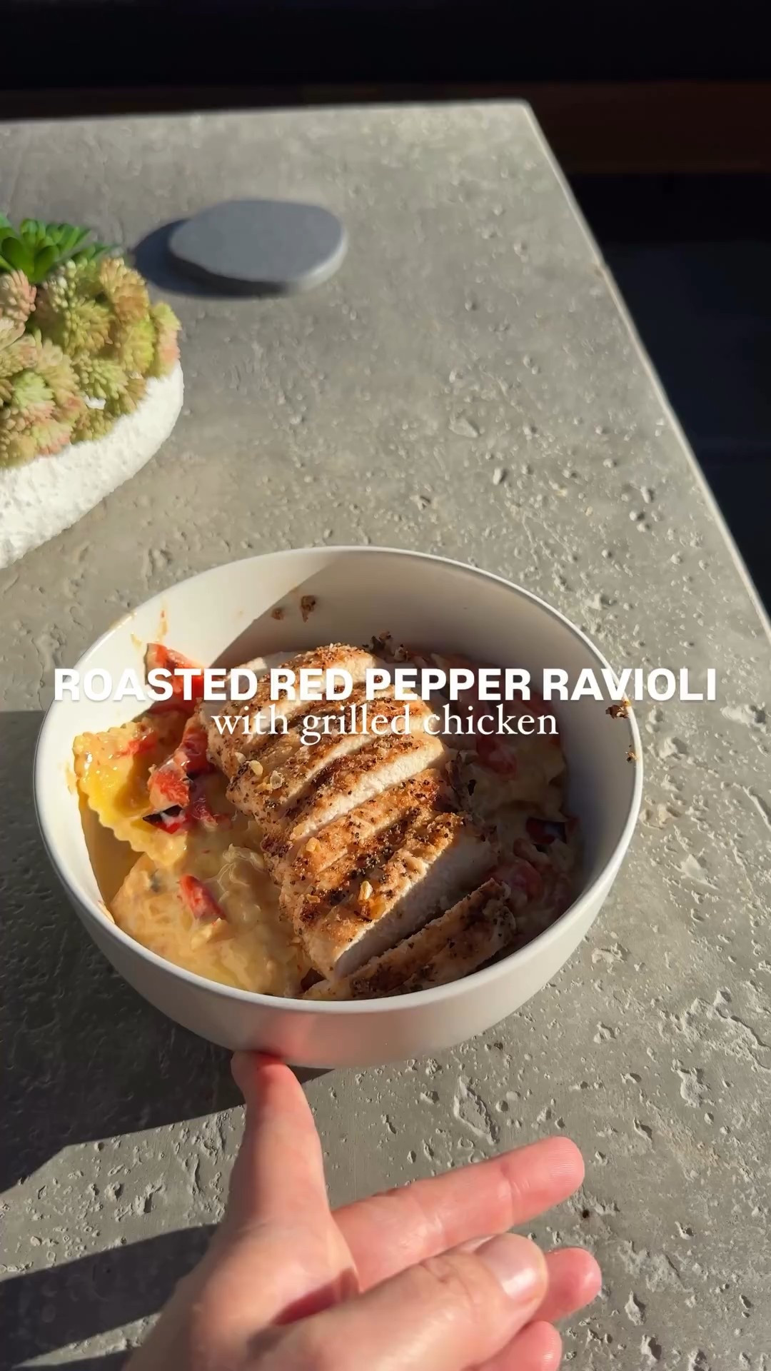 This Roasted Red Pepper Chicken Ravioli combines a creamy homemade Alfredo sauce with sweet roasted peppers for a rich and flavorful pasta dinner ready in under 40 minutes.

Recipe: https://kaylazenner.com/roasted-red-pepper-chicken-ravioli/

#LTKFindsUnder50 #LTKHome #LTKFindsUnder100