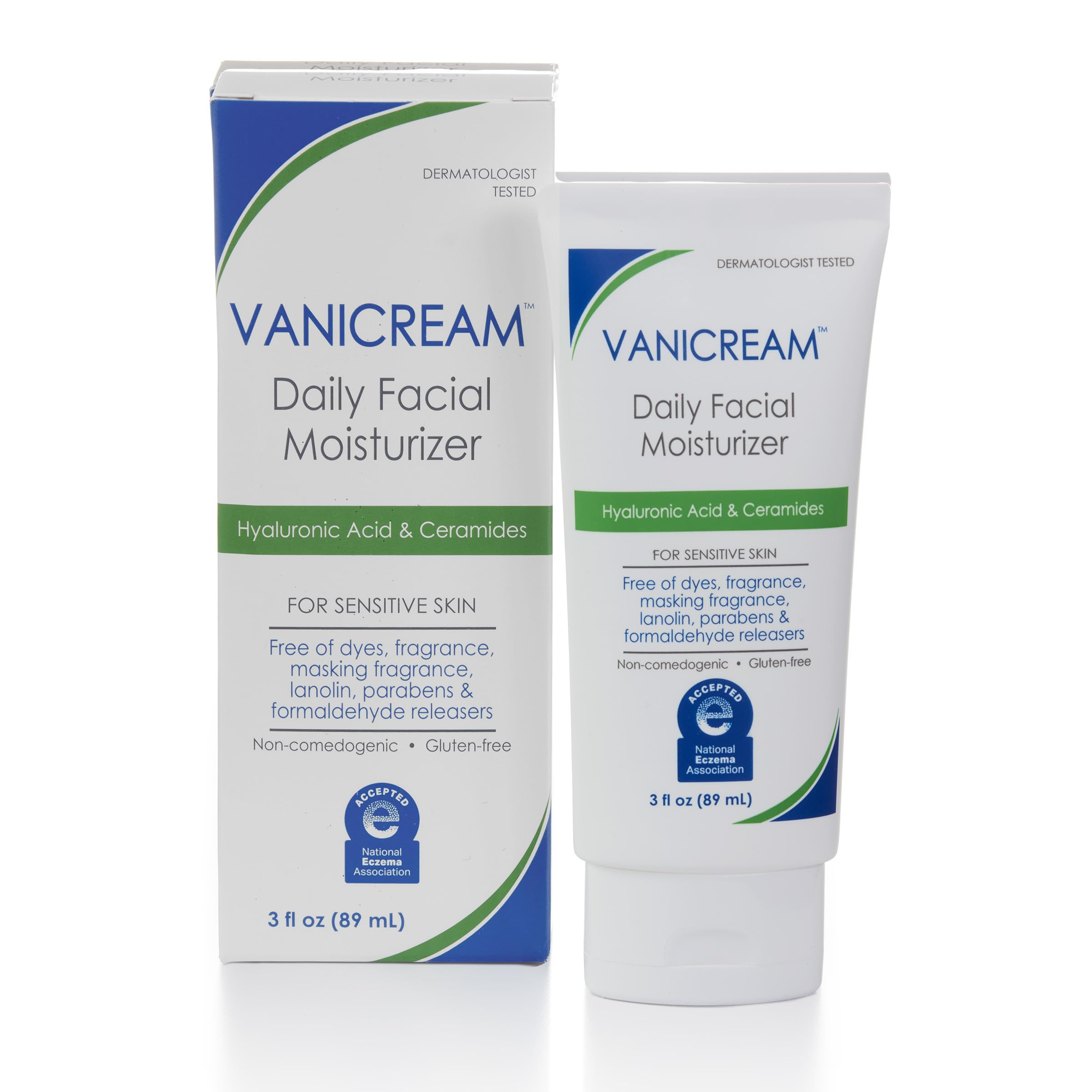 Vanicream Daily Facial Moisturizer With Ceramides and Hyaluronic Acid - Formulated Without Common... | Amazon (US)