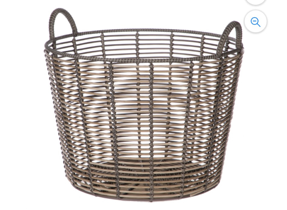 Rattan storage basket! Fall decor! Walmart home decor 