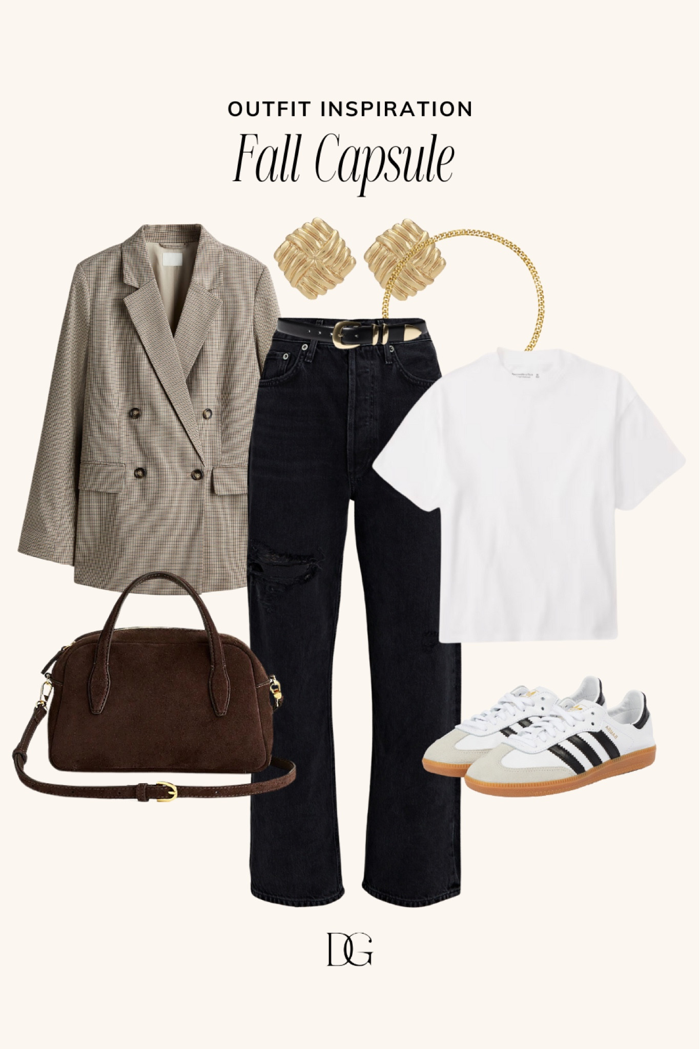 Fall Capsule Wardrobe | fall outfit, fall outfits, fall style, fall fashion, fall 2024, fall outfits 2024, fall look, fall outfit inspo, fall outfit inspiration, fall wardrobe essentials,  fall wardrobe essential, fall wardrobe basics, fall basic, fall basics, fall essential, fall essentials, fall closet basic, fall closet basics, fall closet essential, fall closet essentials, fall must have, fall must haves, fall blazer, fall blazers, fall bottoms, staple jeans, staple denim, fall denim, fall jeans, sambas, samba sneaker, samba sneakers, adidas samba, adidas sneakers, elevated outfit, suede bag, suede bags, fall bags, fall bag, basic tee, basic tees, white t shirt, white tee, white tees 

#LTKSeasonal #LTKShoeCrush #LTKStyleTip