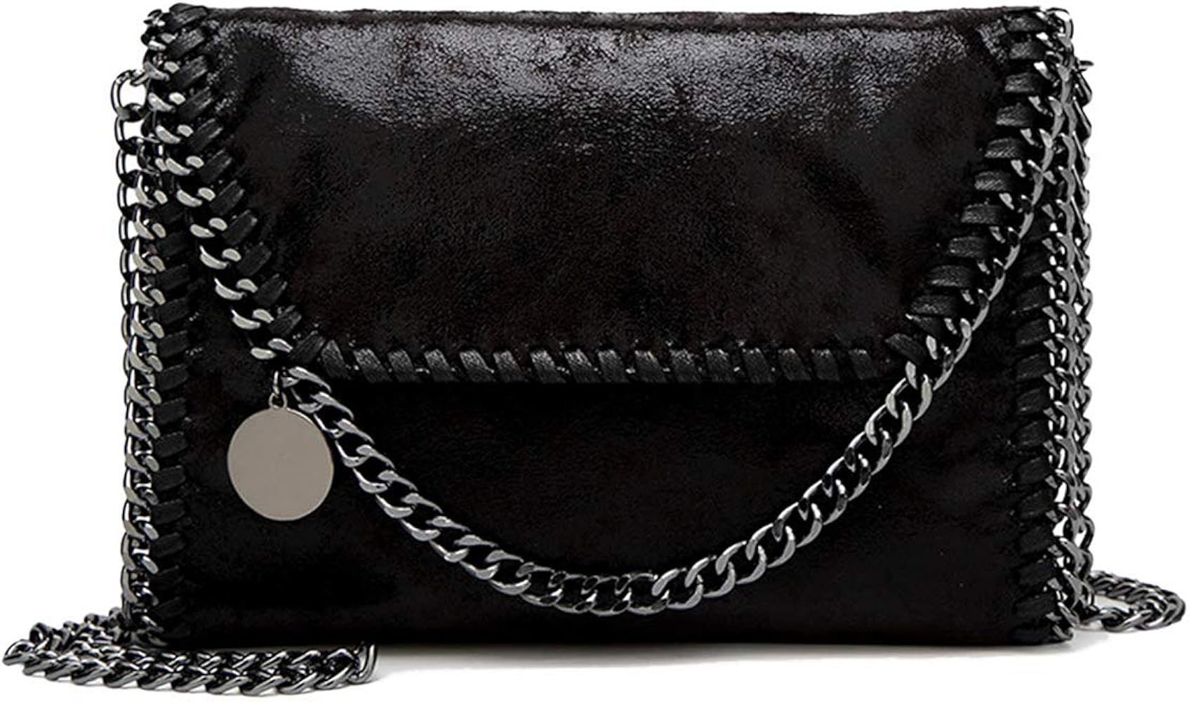 Wewo Ladies Small Messenger Bags Vintage Leather Shoulder Bag Elegant Women Handbags Chain Strap ... | Amazon (US)