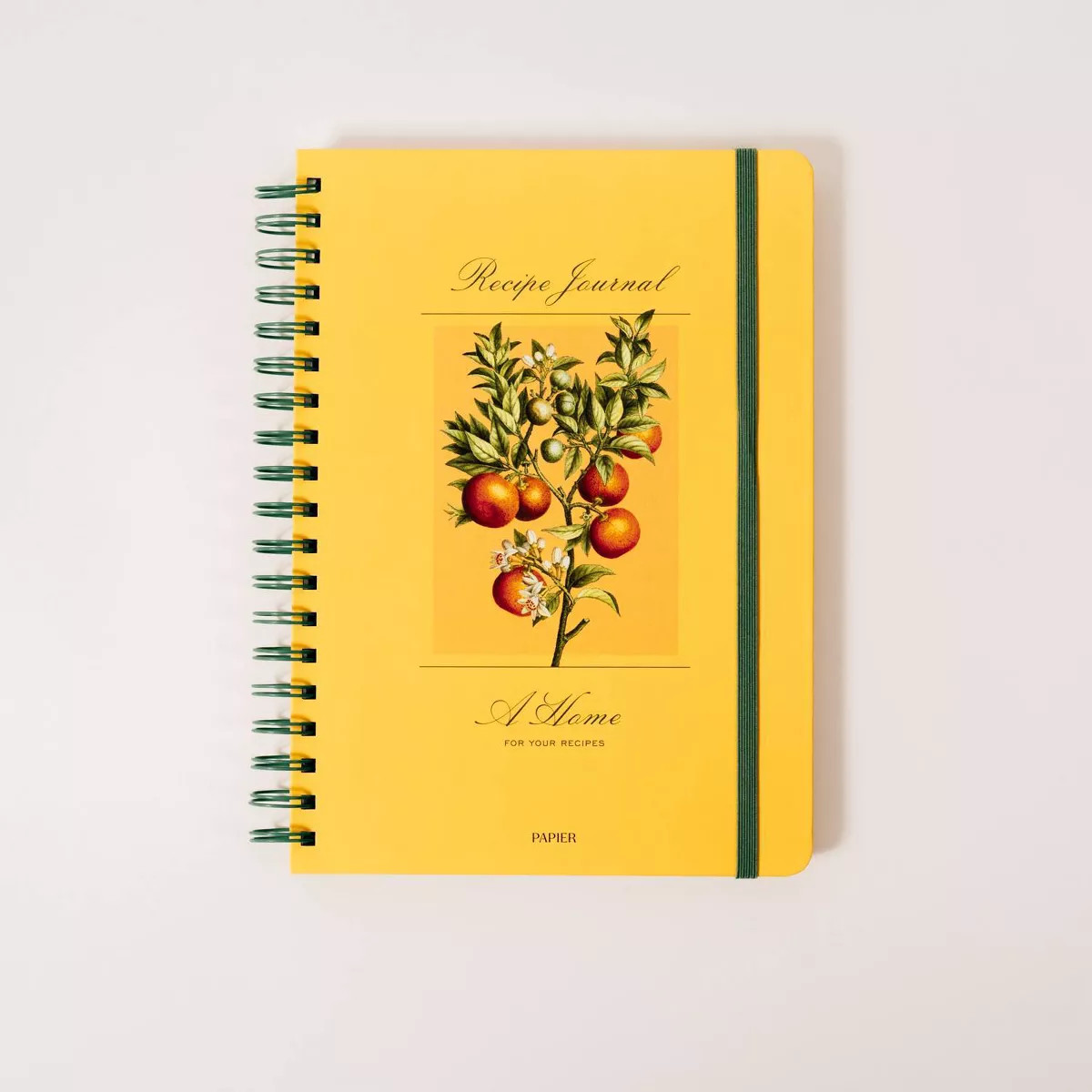 Papier 150pg Recipe Journal 9.84"x7.48" Orange Tree | Target