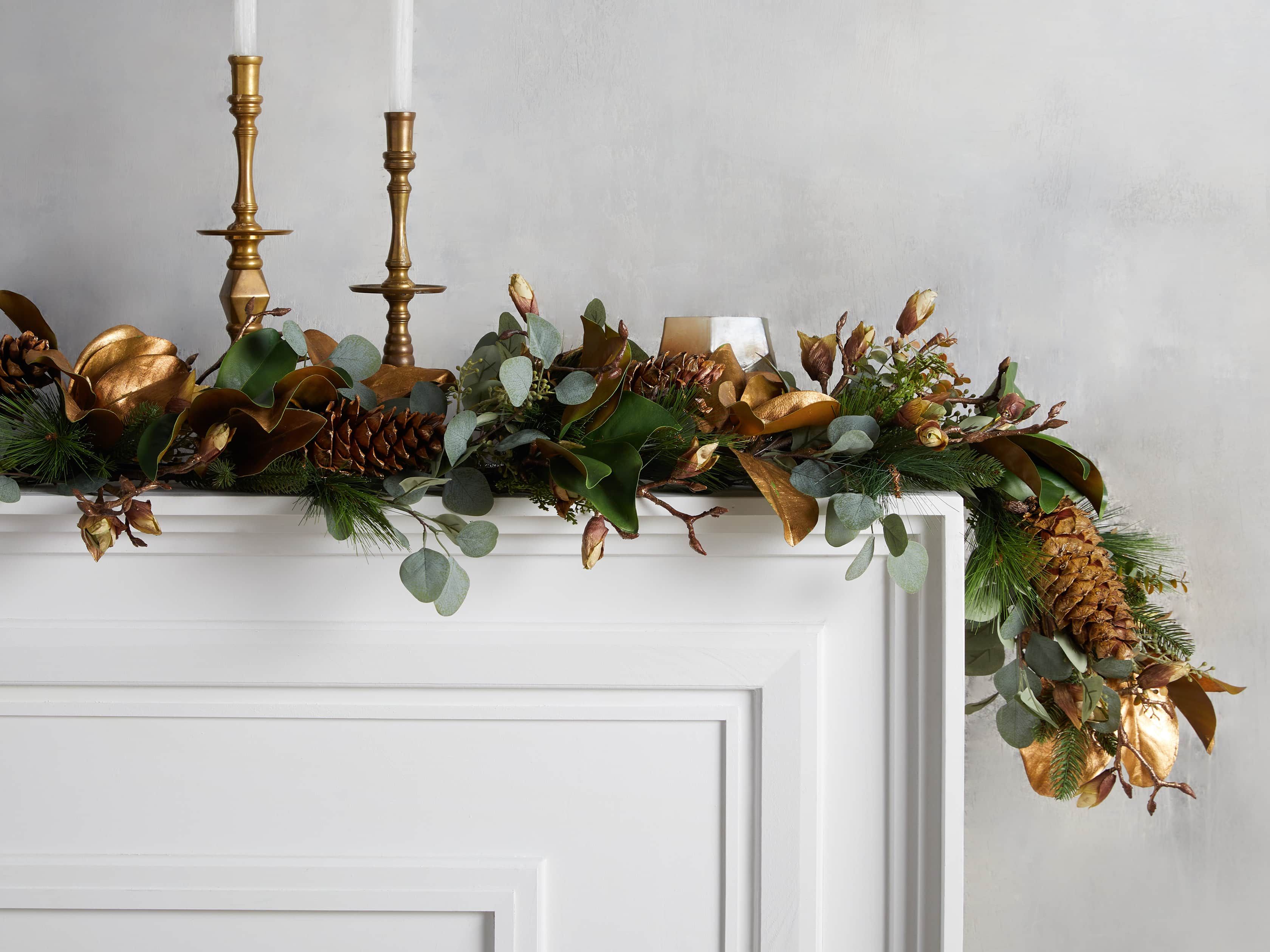 Faux Golden Mix Garland | Arhaus