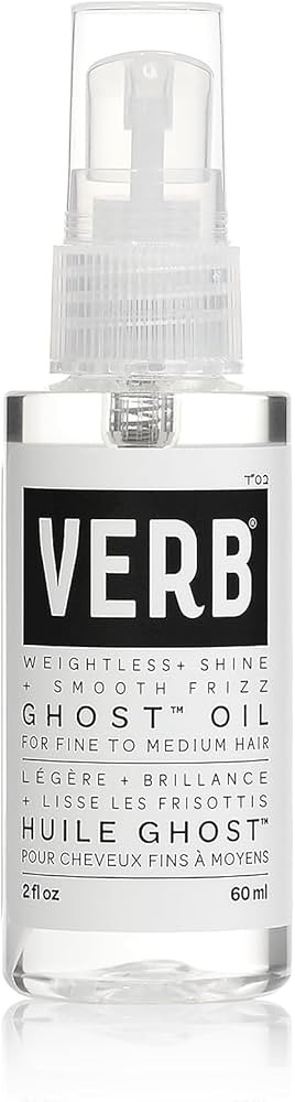 VERB Ghost Oil - Weightless Hair Oil for Fine to Medium Hair - Smooths Frizz, Adds Shine - No Par... | Amazon (US)