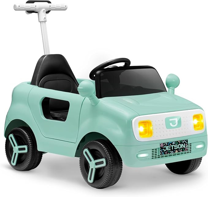 Jetson Mako Kids Electric Motor Assist Push Car, 3 Modes: Push, Drive or Remote Control, Top Spee... | Amazon (US)