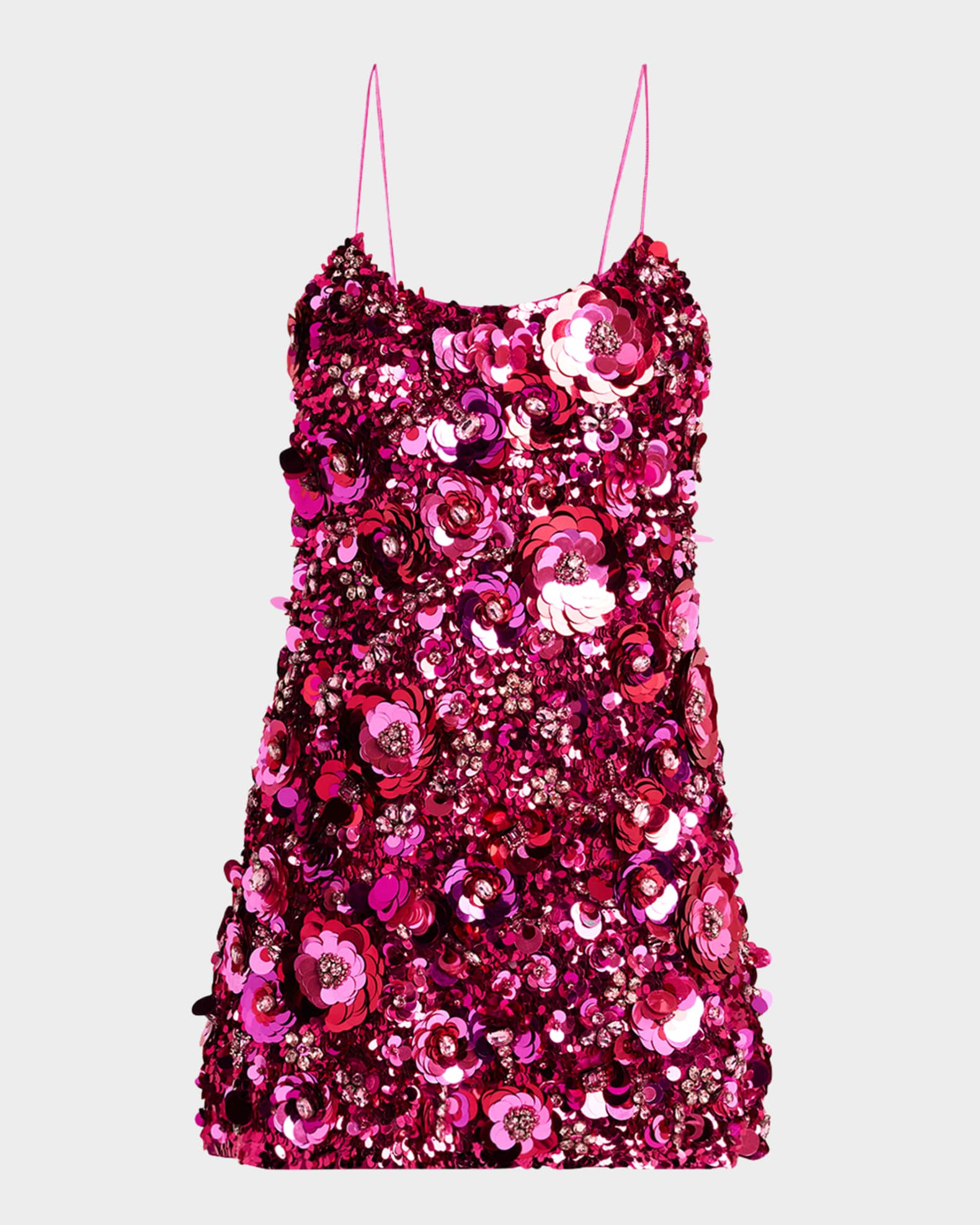 LoveShackFancy Rutherford Sequined Mini Dress | Neiman Marcus