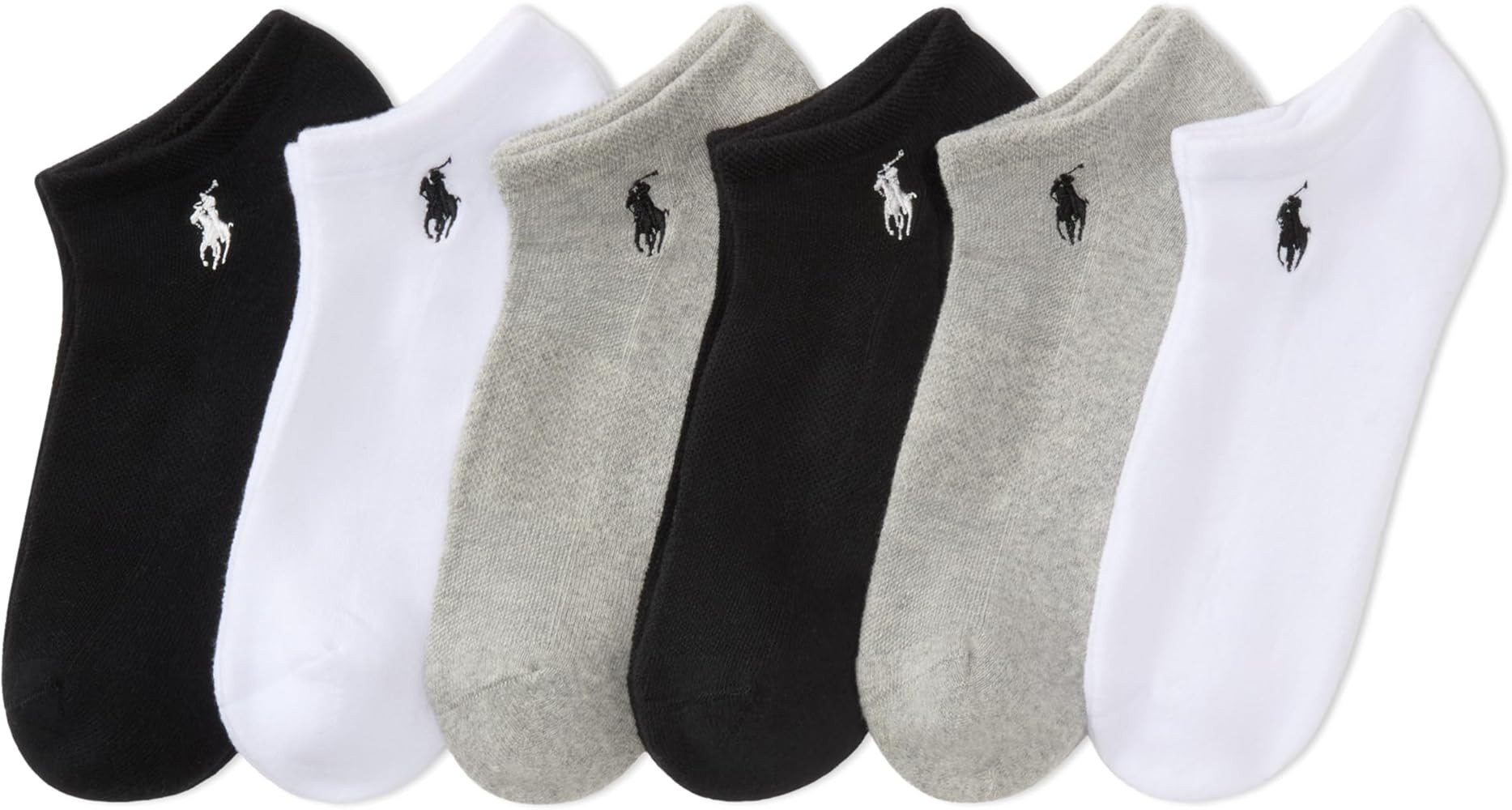 POLO RALPH LAUREN Women's Performance Cotton Low Cut Socks (6-Pack) | Amazon (US)