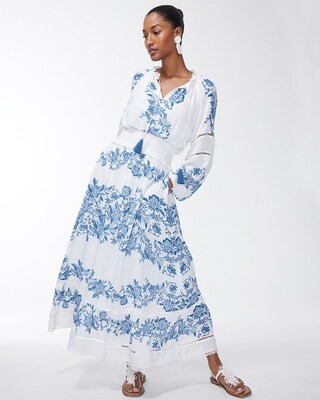 Floral Blouson Maxi Dress | Chico's