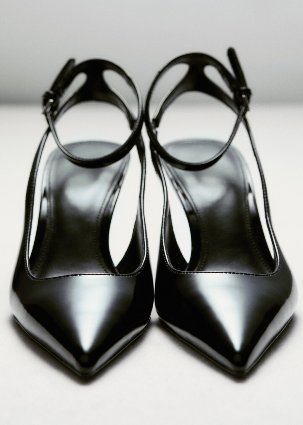 Patent leather-effect heeled shoes - Women | MANGO Canada | Mango Canada