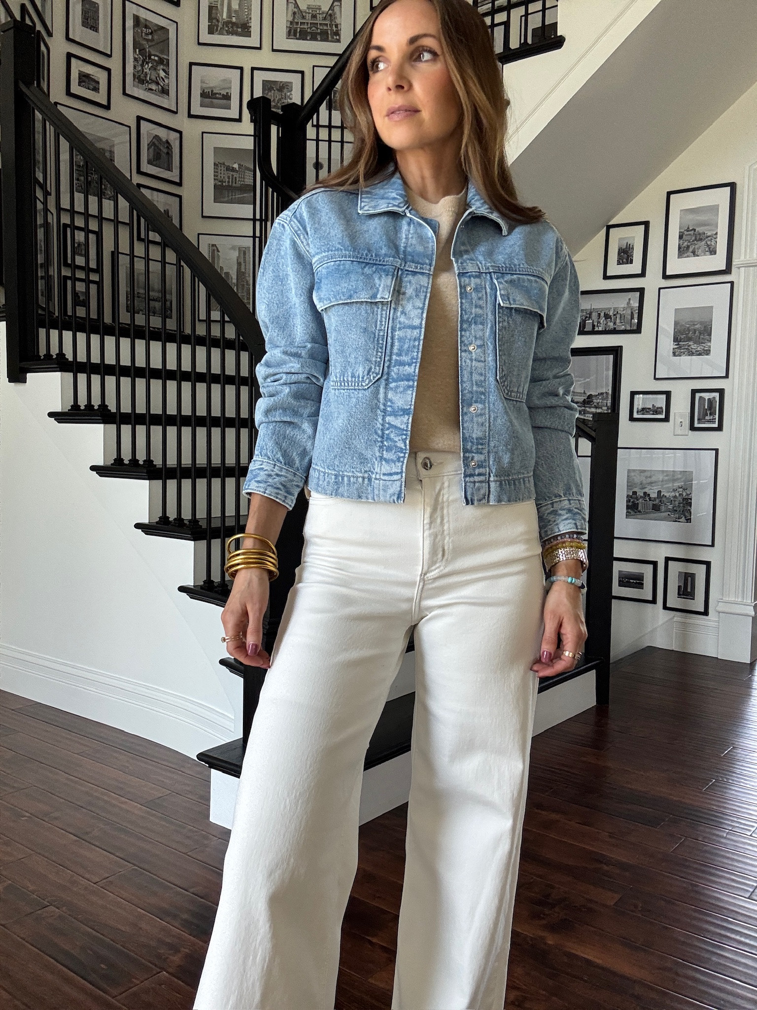 Head to toe @Target! Including this short sleeve cashmere sweater! 

#LTKootd