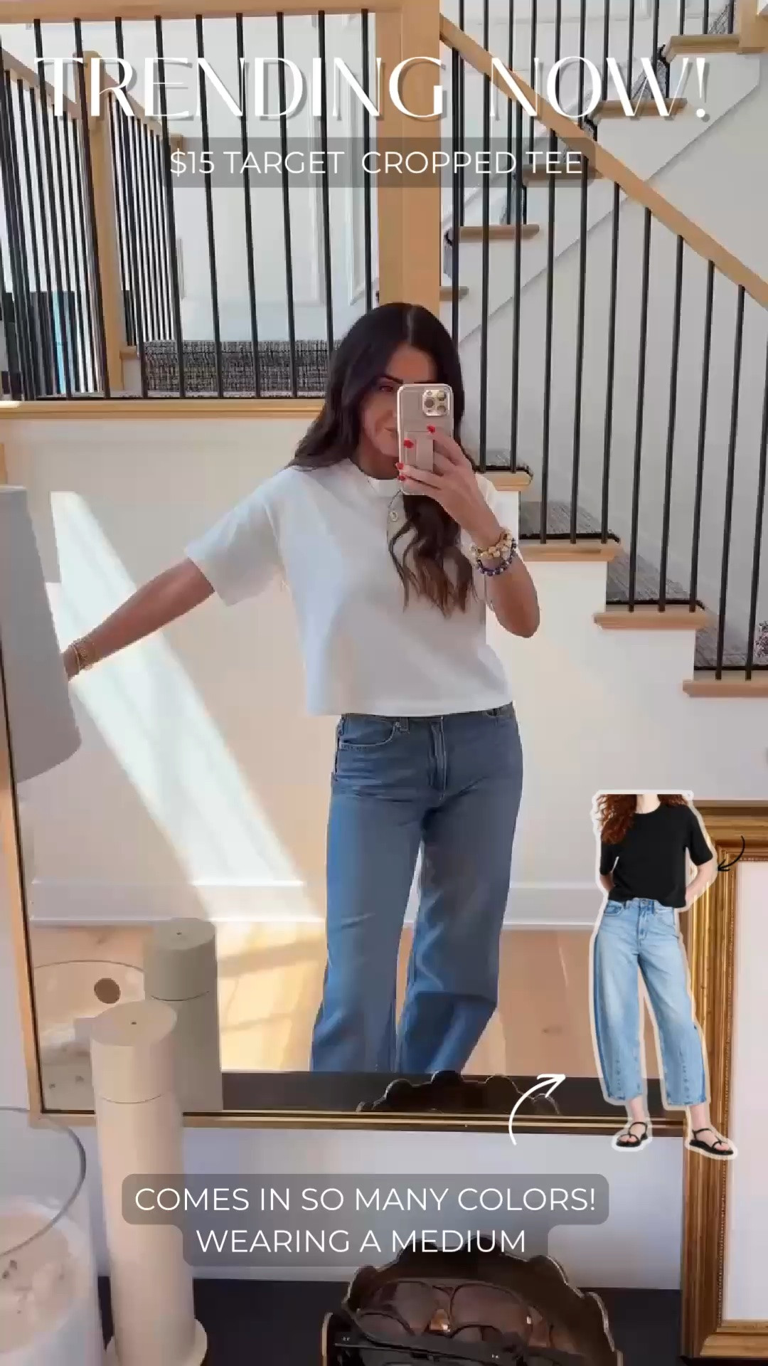 Wearing a size medium and size 26 in jeans! 

Target favorites, basic tees 

@Target

#LTKgrwm #LTKootd #LTKselfcare
