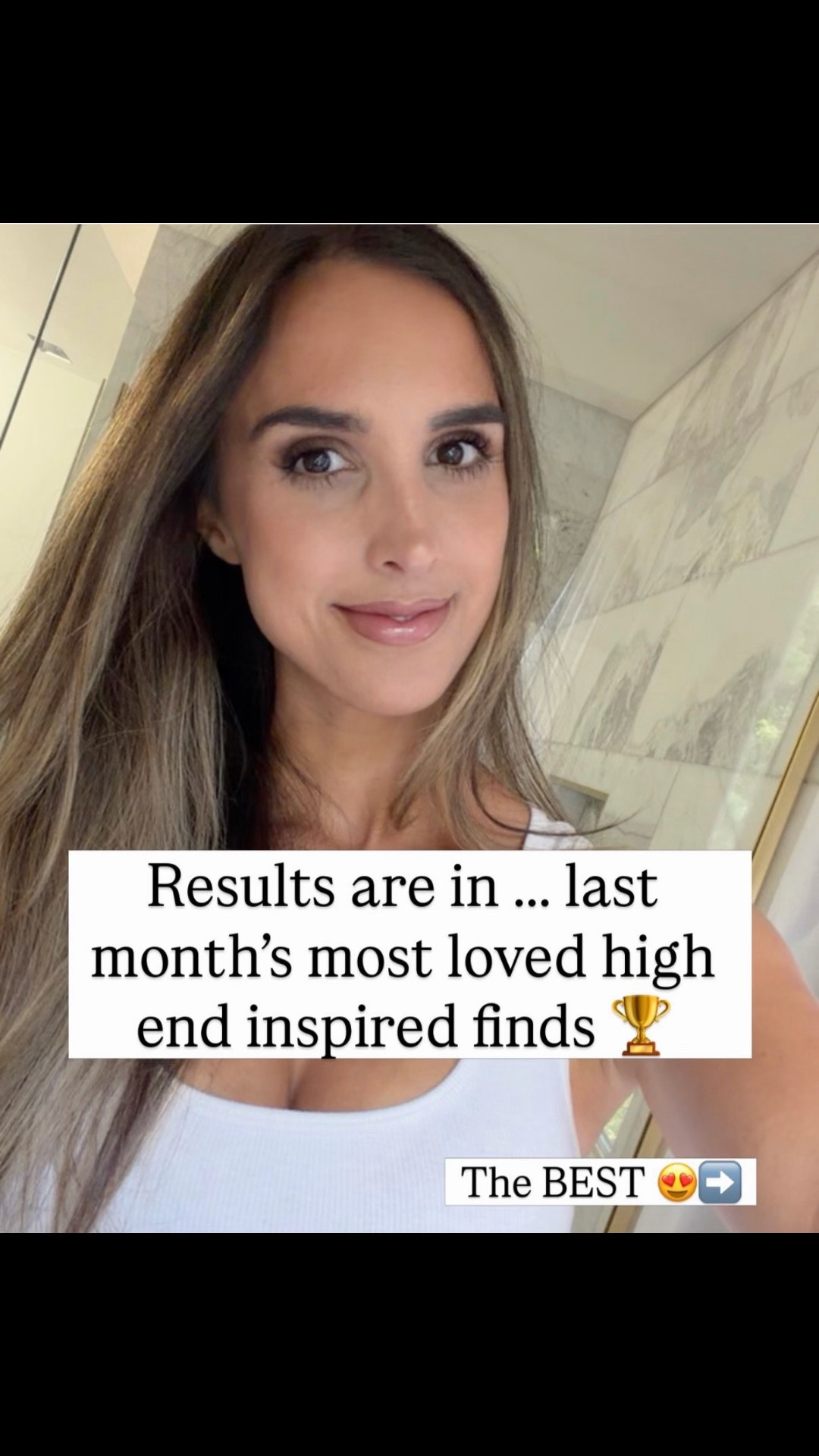 Results are in…last month’s most lived high end inspired finds!!!