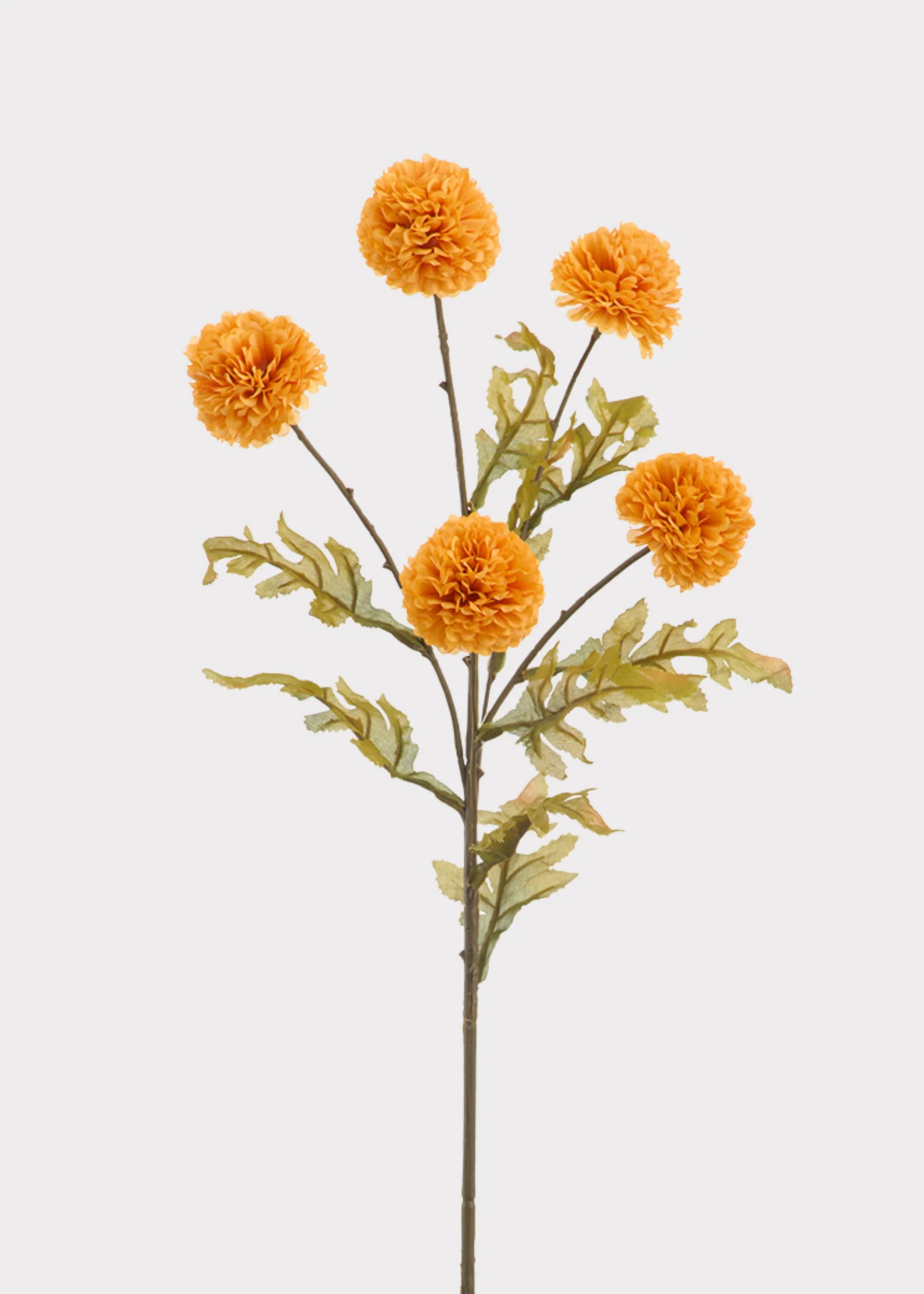 Golden Yellow Mum Spray | Colorful Fake Fall Flowers | Afloral | Afloral