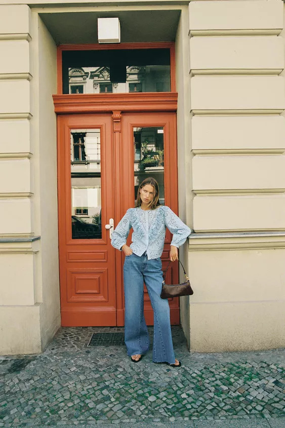 Z1975 HIGH RISE WIDE LEG JEANS | Zara US