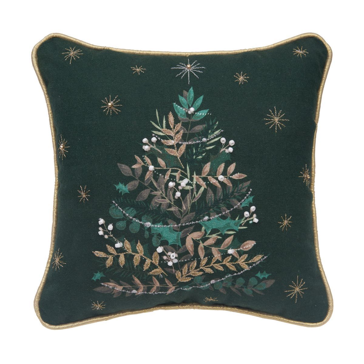 C&F Home Emerald Christmas Tree Pillow | Target