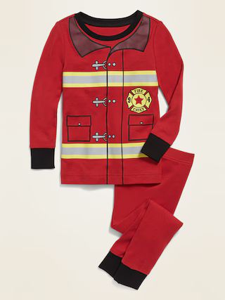 Unisex Firefighter Costume Pajama Set for Toddler & Baby | Old Navy (US)
