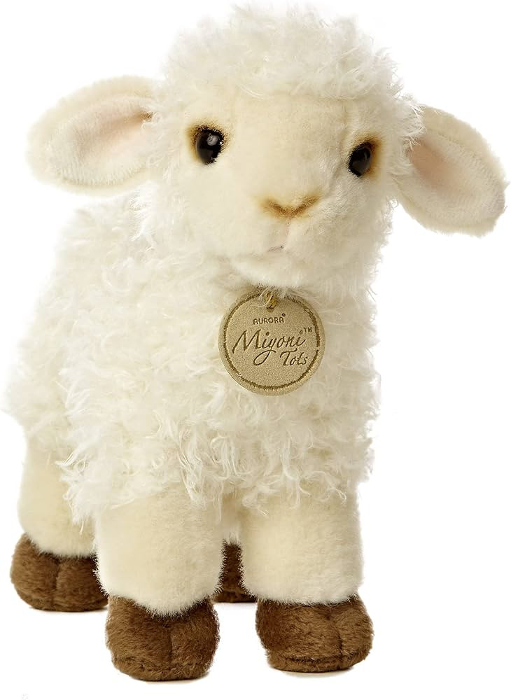 Aurora® Adorable Miyoni® Tots Baby Lamb Stuffed Animal - Lifelike Detail - Cherished Companions... | Amazon (US)