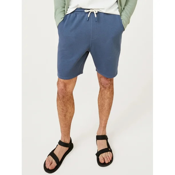 Free Assembly Men's E-Waist French Terry Shorts | Walmart (US)