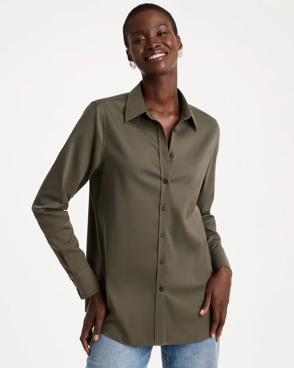No Iron\u2122 Stretch Shirt | Chico's