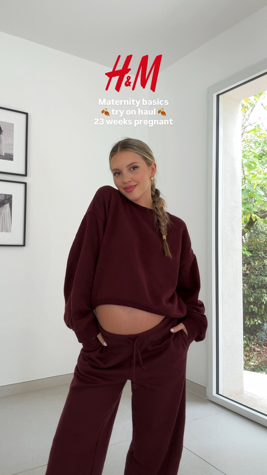 Some cute basics from H&M for bump!! LOVE the burgundy sweat set it is soooo comfortable. Also these floral pyjamas are the cutest🥹 

#LTKmaternity #LTKautumn #LTKeurope