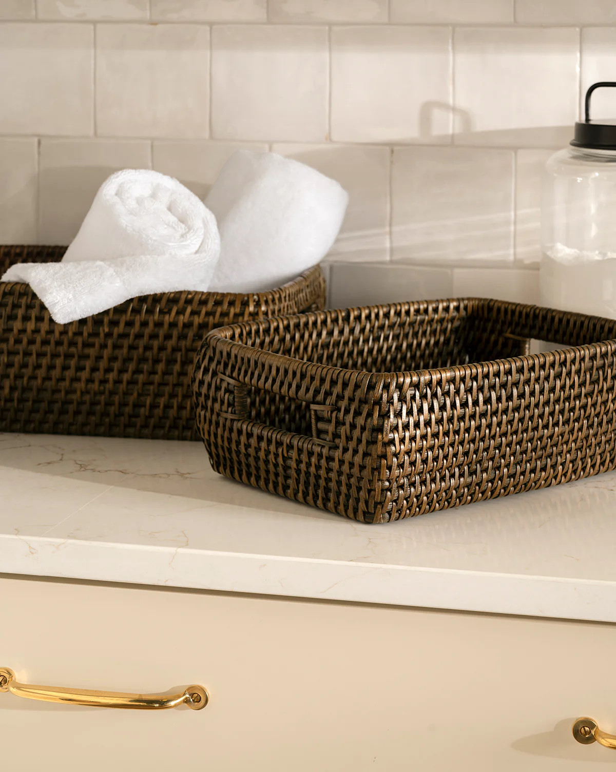 Tatum Woven Laundry Basket | McGee & Co. (US)