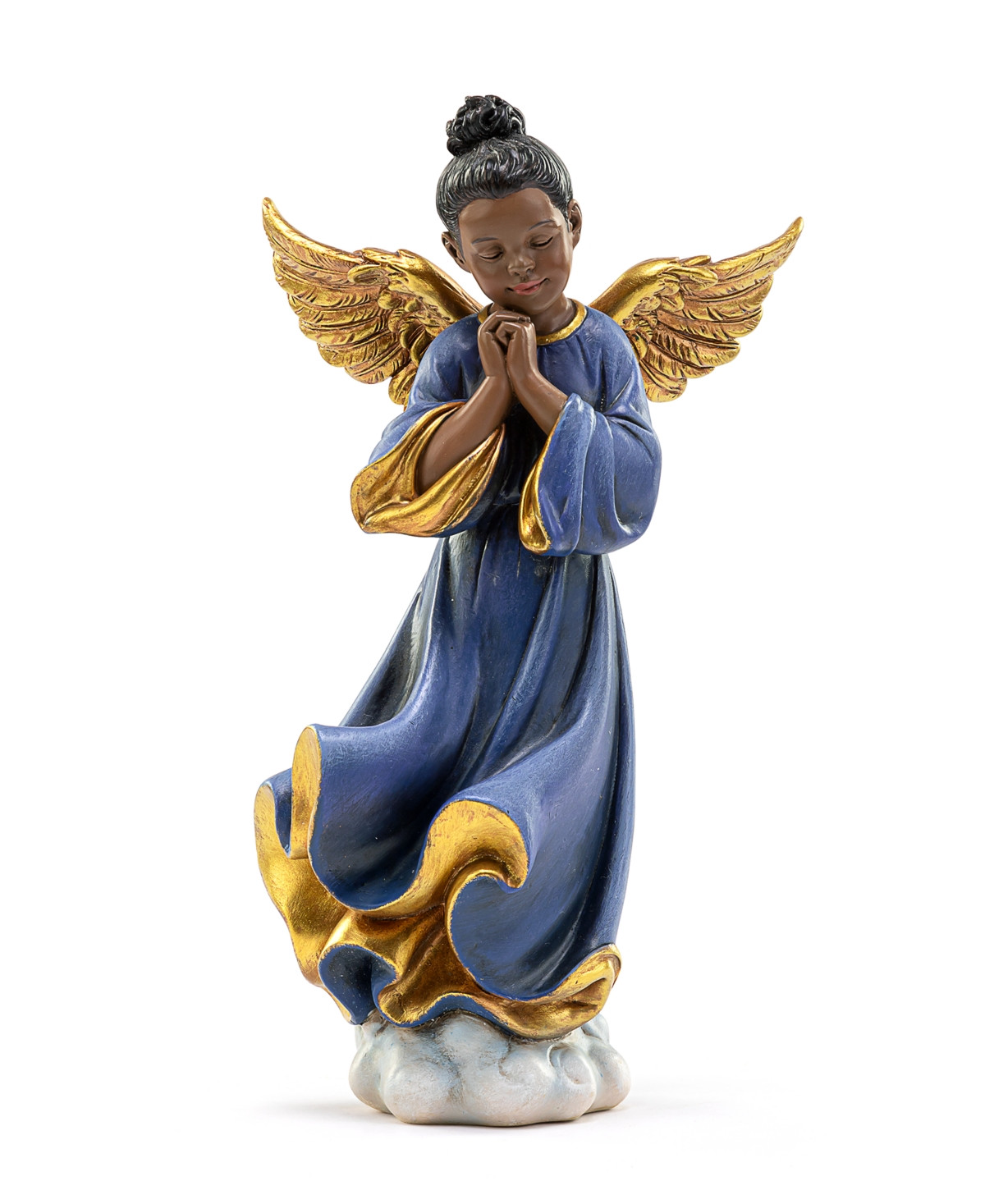 Napco African American Angel Praying - Blue | Macy's