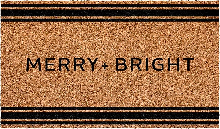 Calloway Mills 109042448 French Stripe Merry + Bright Doormat 24" x 48" | Amazon (US)