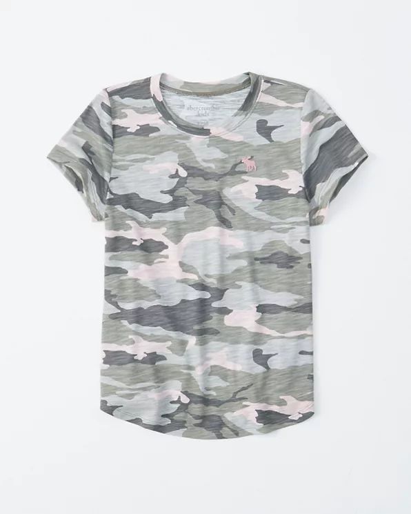 camo short-sleeve crew tee | abercrombie kids US