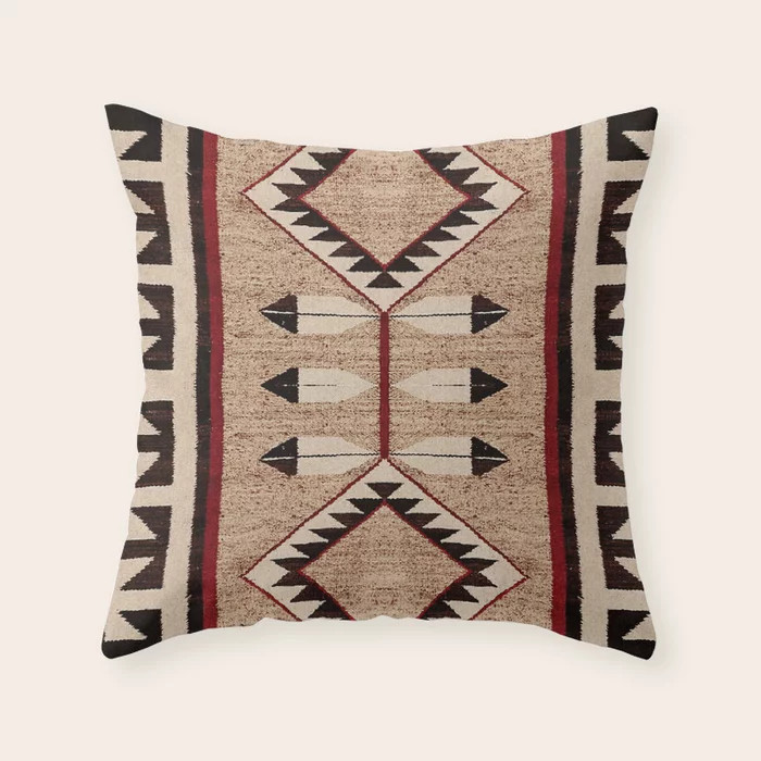 The Eternal | Navajo Pattern Throw Pillow | Society6