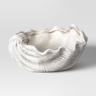 Small Shell Ceramic Planter 6.75"x7" White -Threshold™ | Target