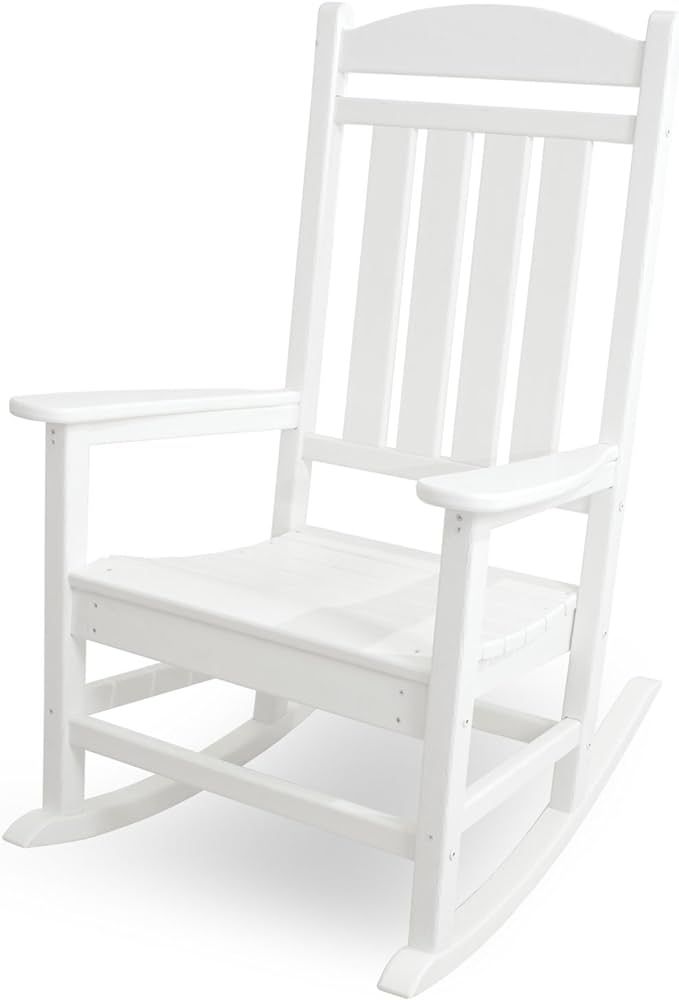 POLYWOOD R100WH Presidential Rocking Chair, White | Amazon (US)